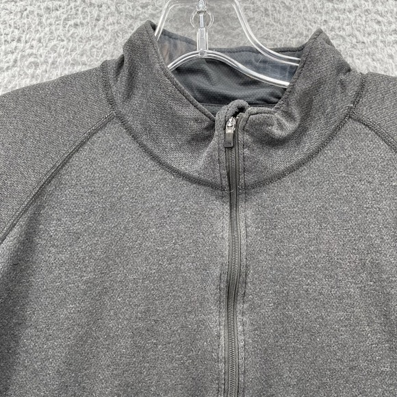 REI 1/4 Zip Pullover Sweatshirt Men's XXL Gray Gorpcore Training Performance Run - Picture 4 of 10